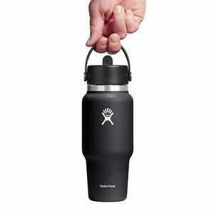 24 oz Wide Mouth Travel Bottle with Flex Straw Cap