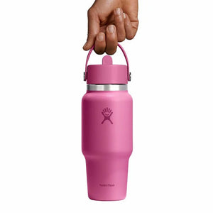 24 oz Wide Mouth Travel Bottle with Flex Straw Cap